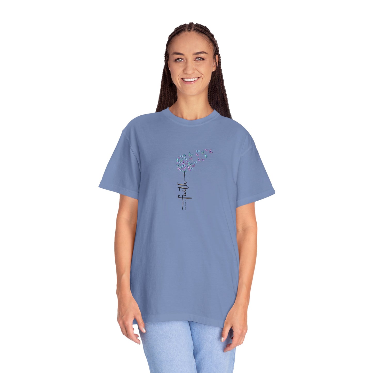 Faith Butterflies - Comfort Colors