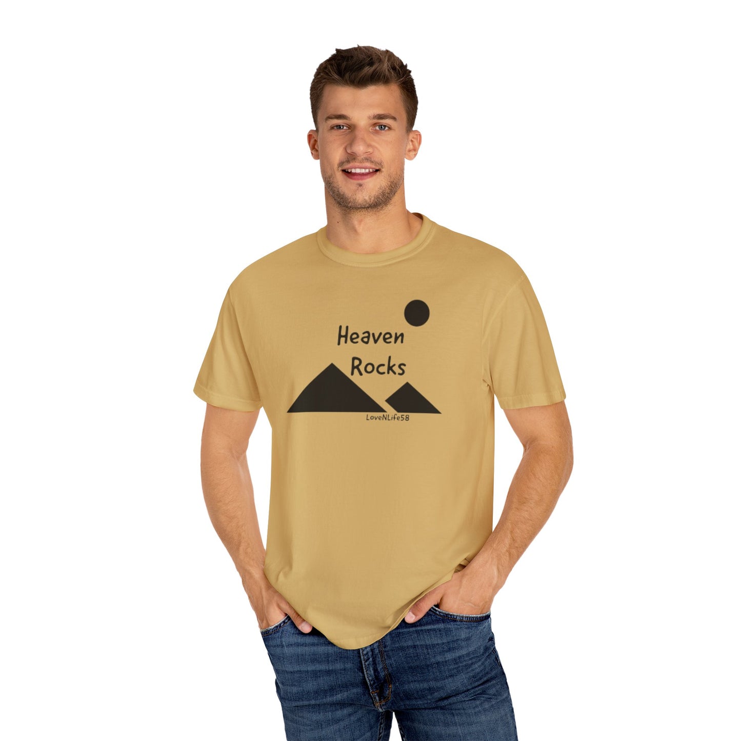 Heaven Rocks Tee- Comfort Colors