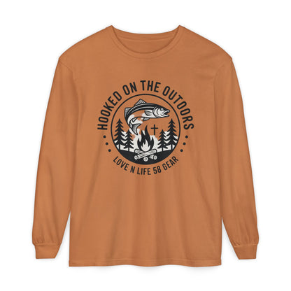 Hooked on the Outdoors Long Sleeve Tee