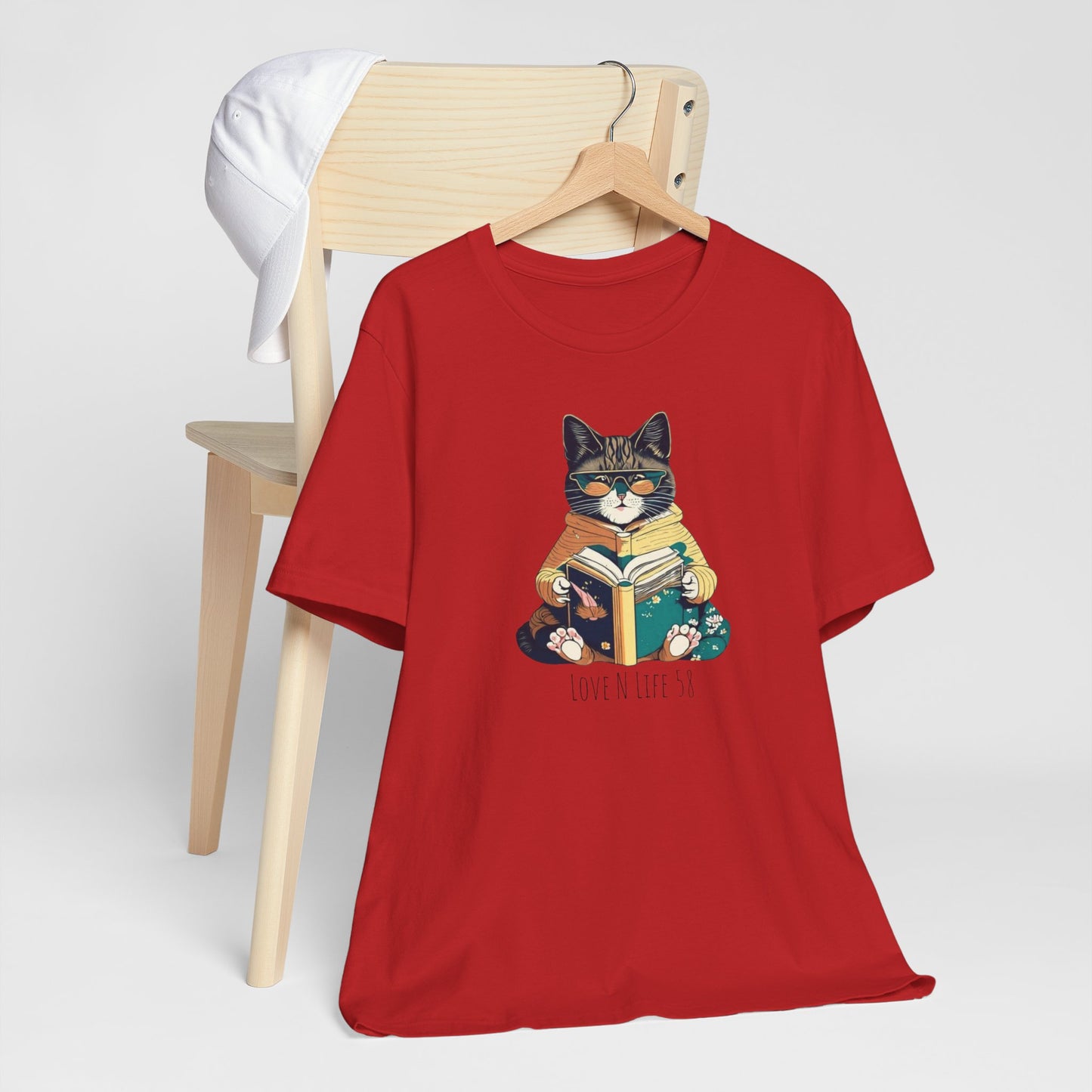 Cat Lover Tee - Bella Canvas