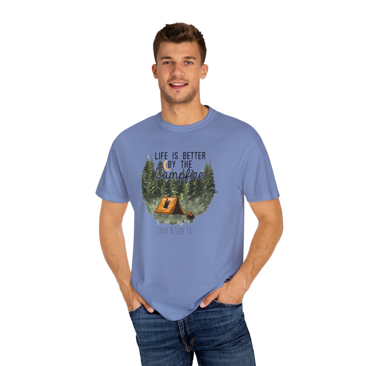 Life is Better by the Campfire Tee - Comfort Colors