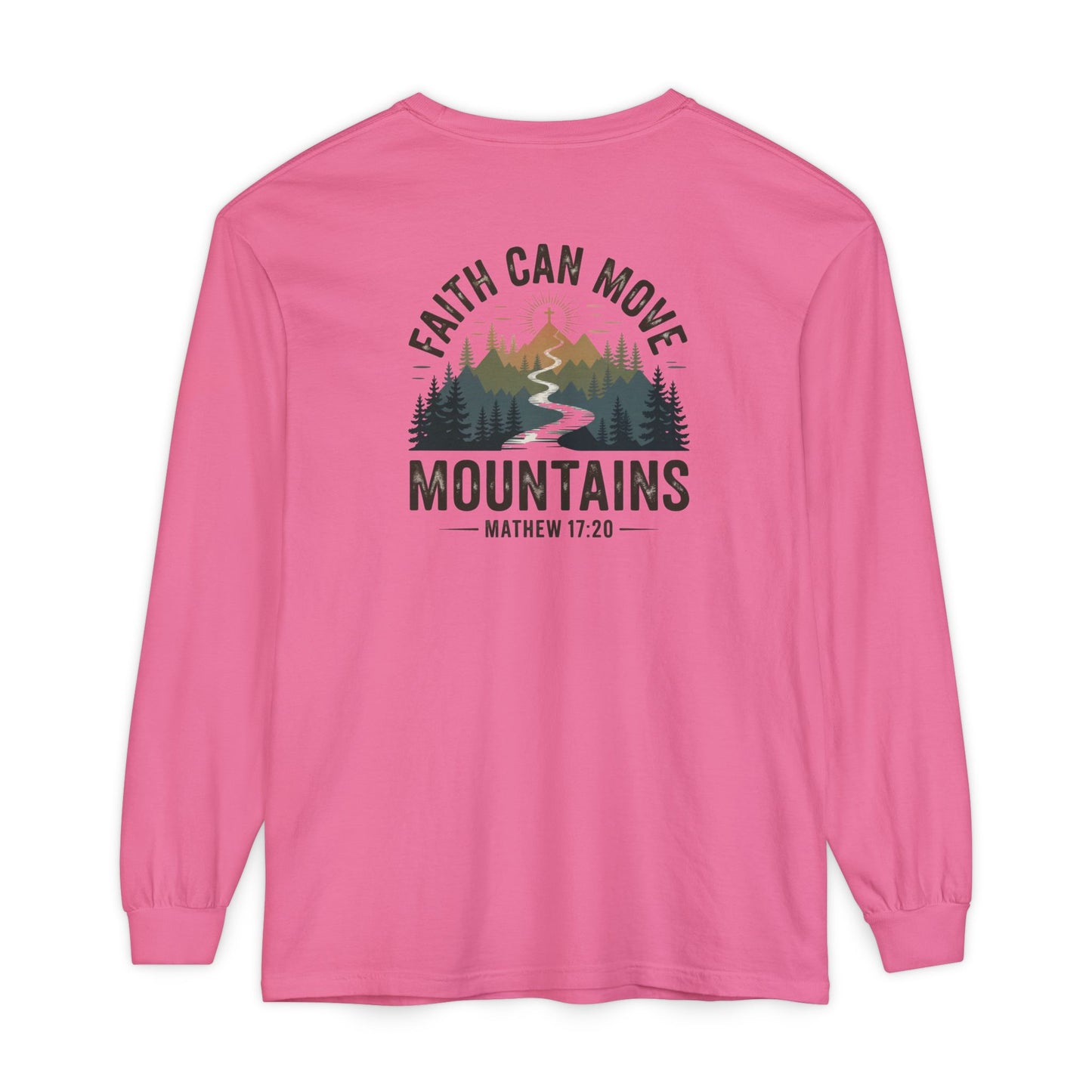 Faith Can Move Mountains Tee - Comfort Colors