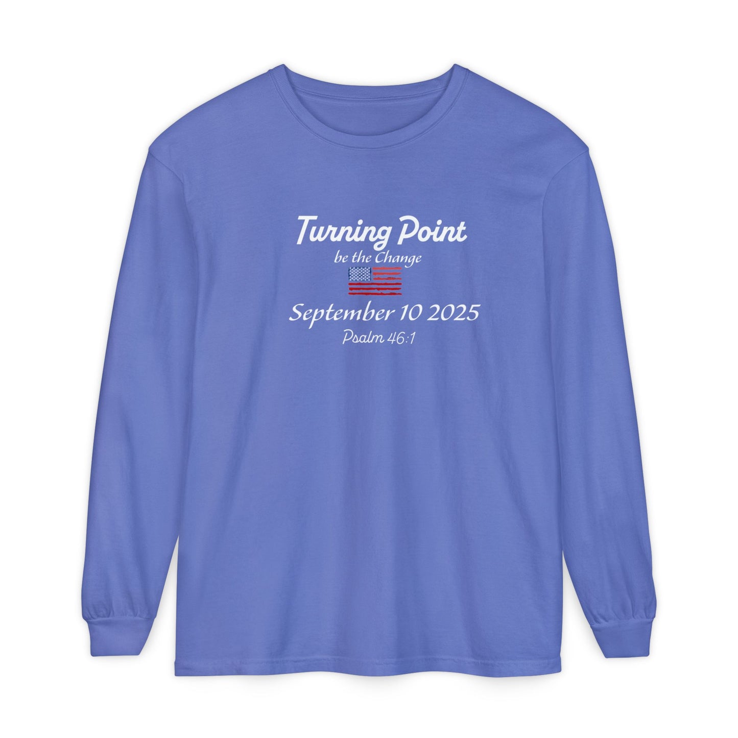 Turning Point Be the Change Long Sleeve Tee - Comfort Colors
