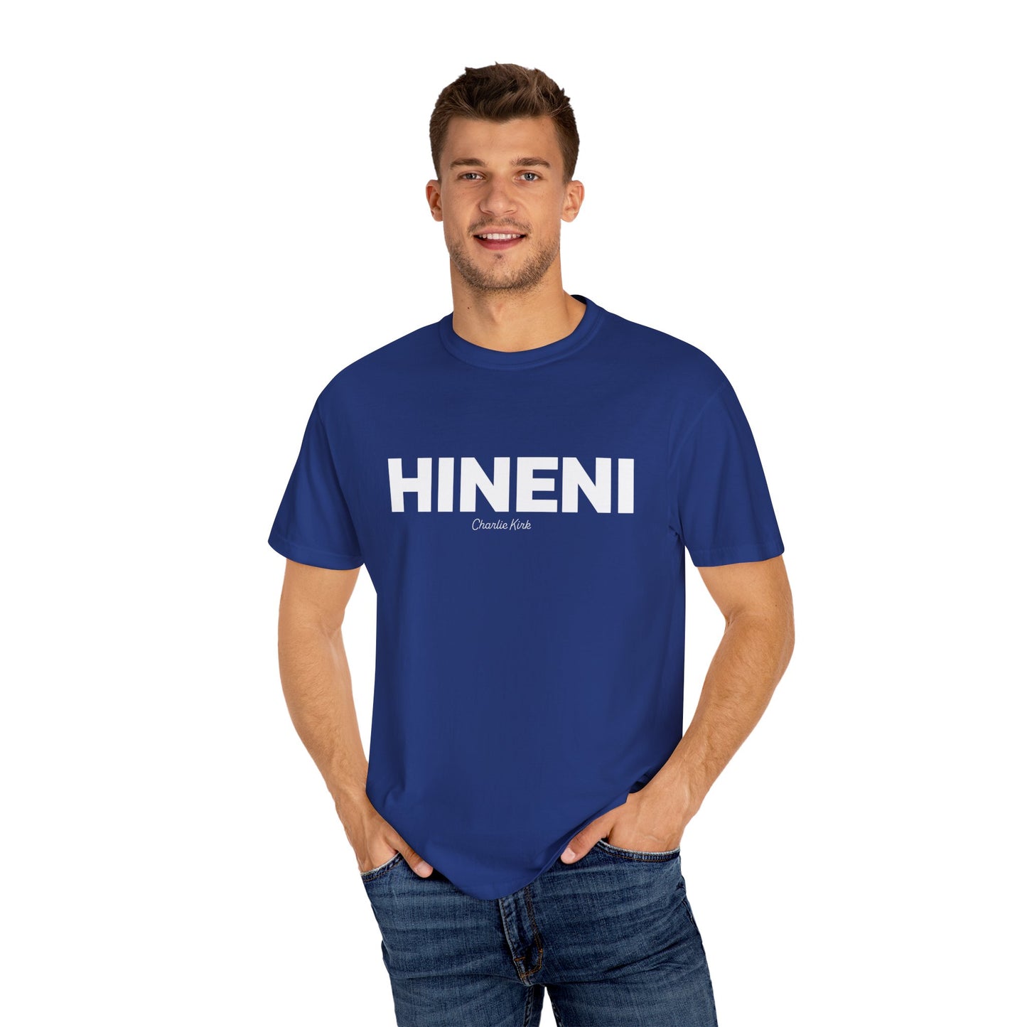 HINENI Charlie Kirk Tee - Comfort Colors