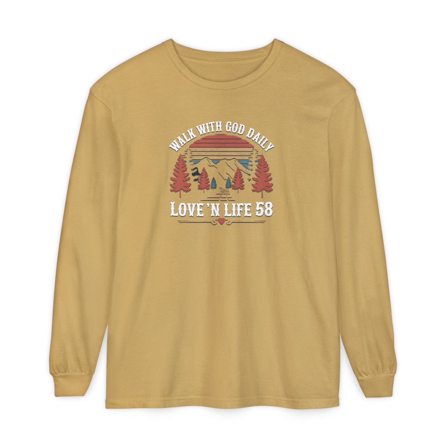 Walk With God Long Sleeve - Comfort Colors