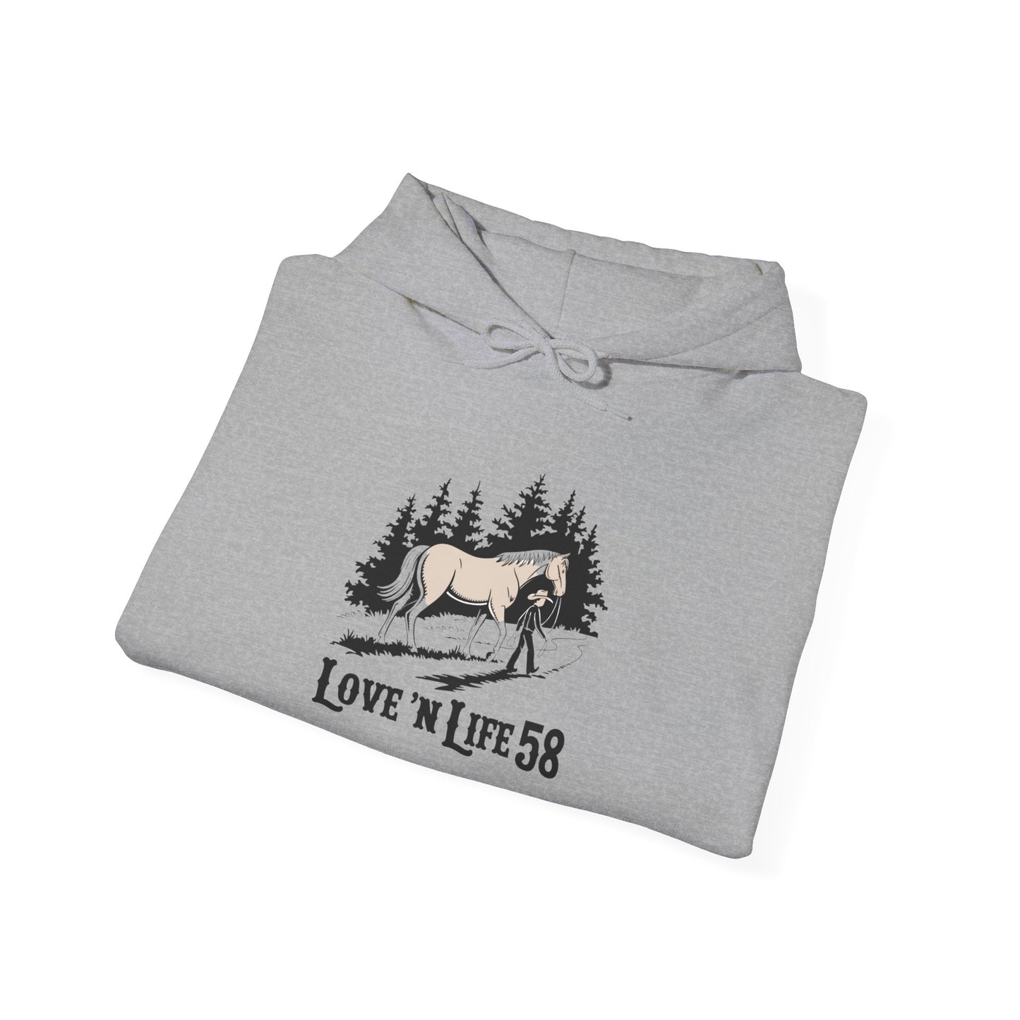 LoveNLife58 Horse and Rider - Hoodie