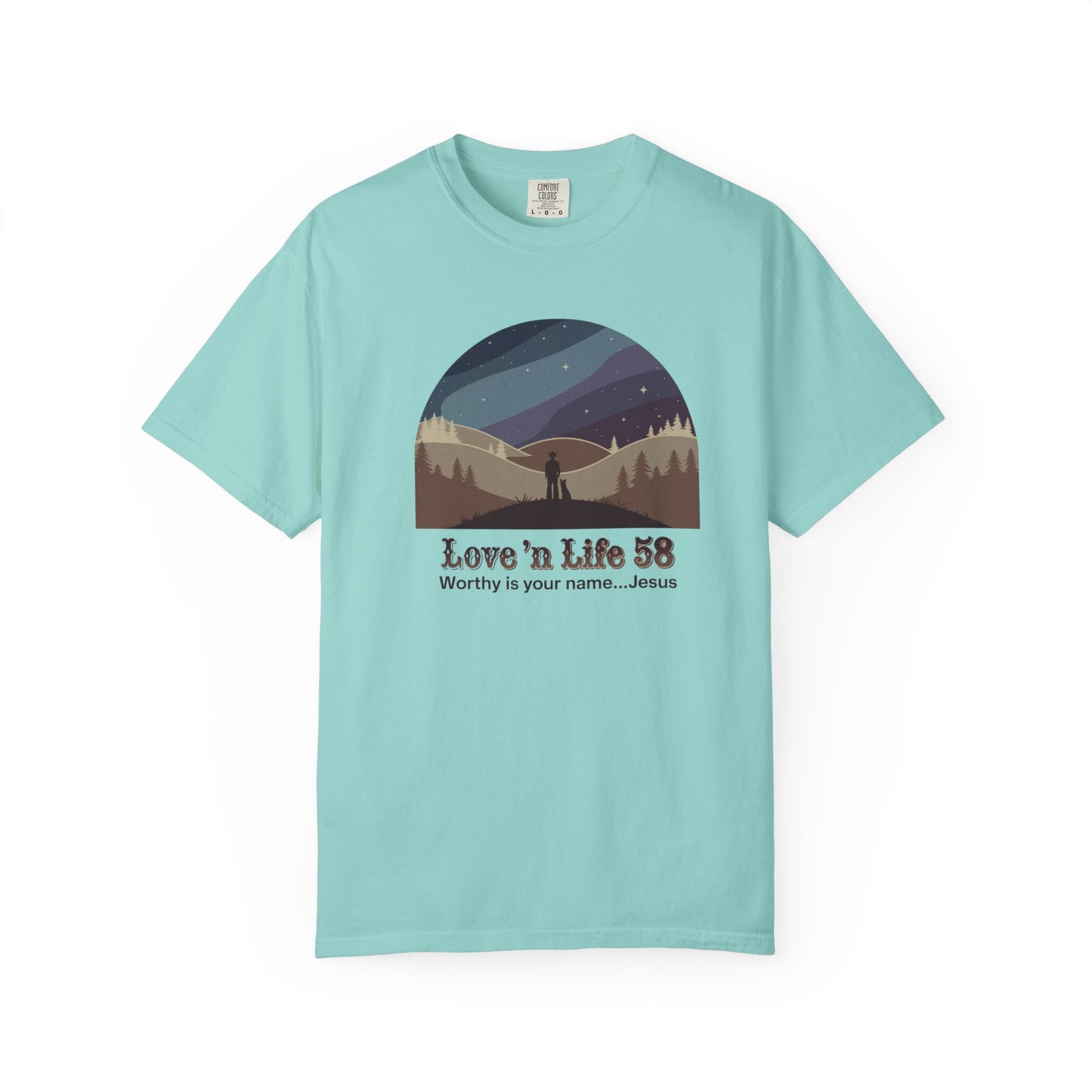 Worthy Is Your Name Jesus Tee - Comfort Colors