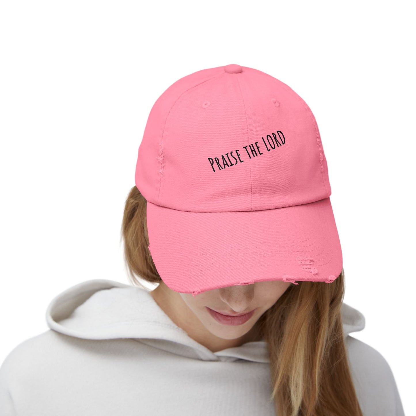 'Praise the Lord' - Distressed Hat