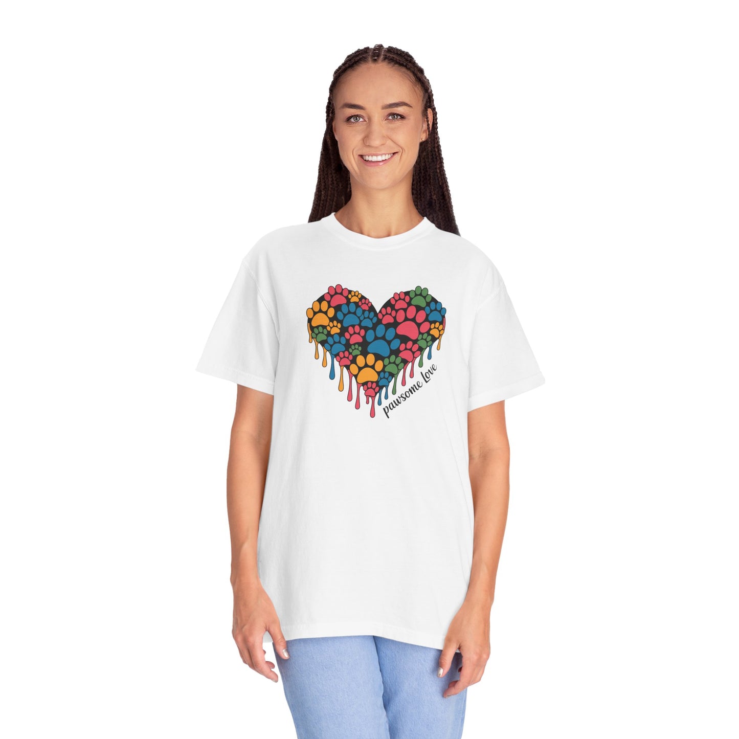 Pawsitive Love Tee - Comfort Colors