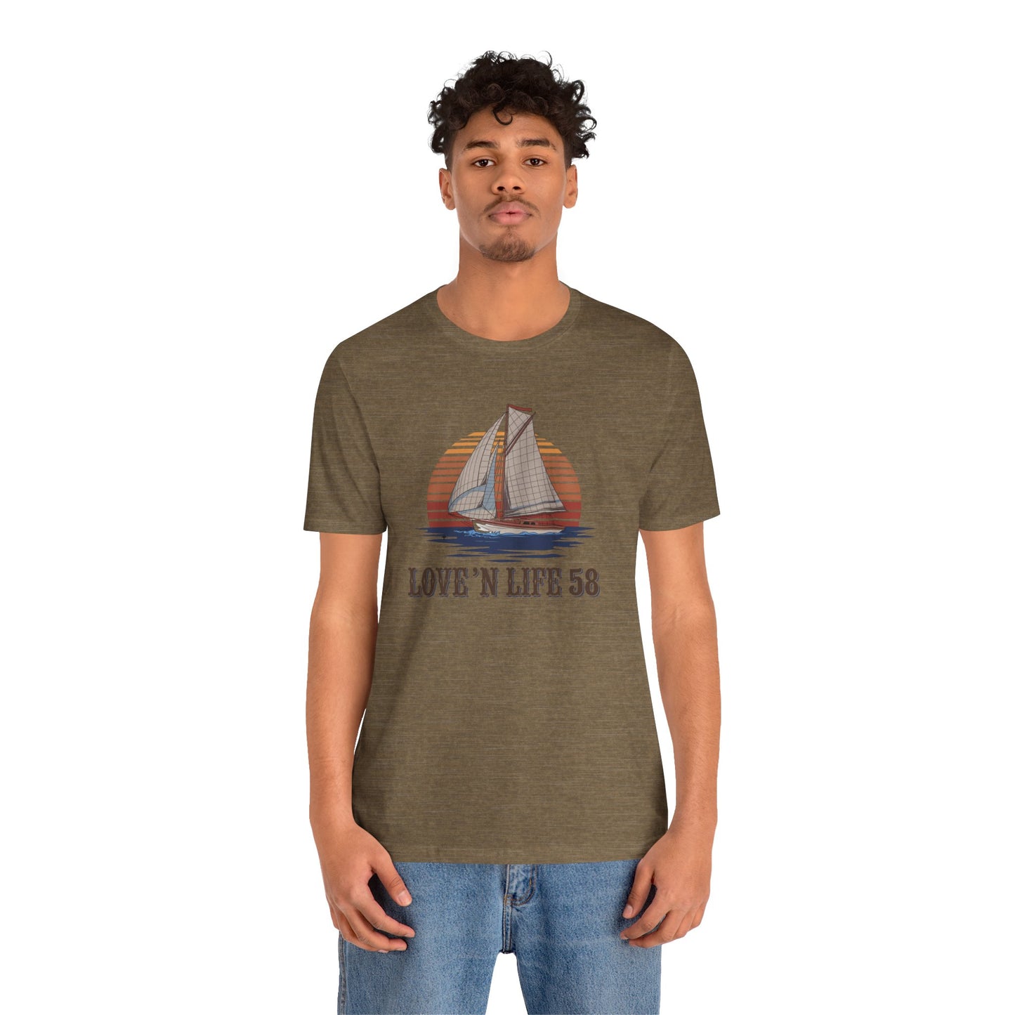 Vintage Sailing - LoveNLife58 Tee - Bella Canvas 3001