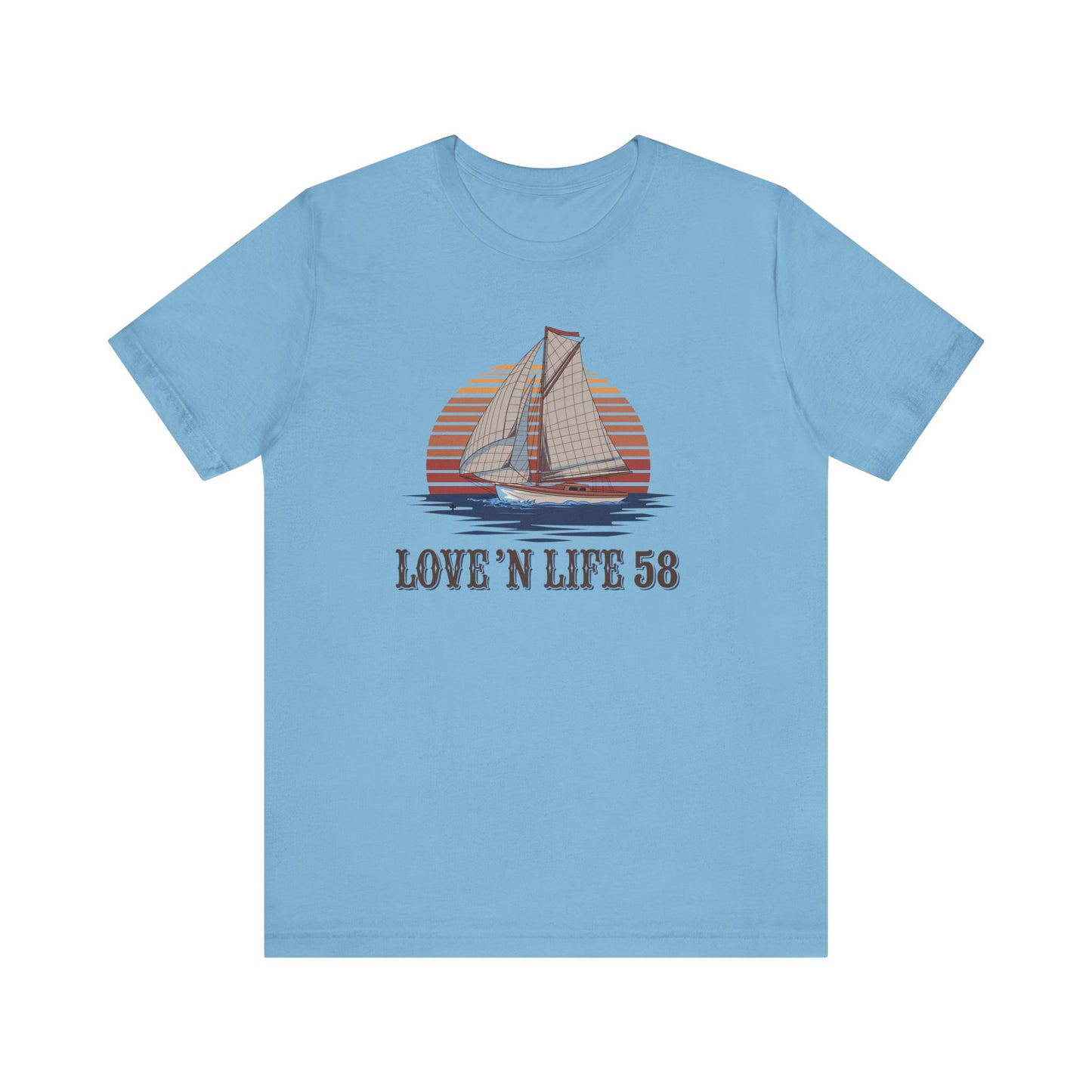 Vintage Sailing - LoveNLife58 Tee - Bella Canvas 3001