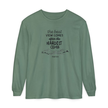 “The Best View Comes After the Hardest Climb” Mountain Short Sleeve Tee