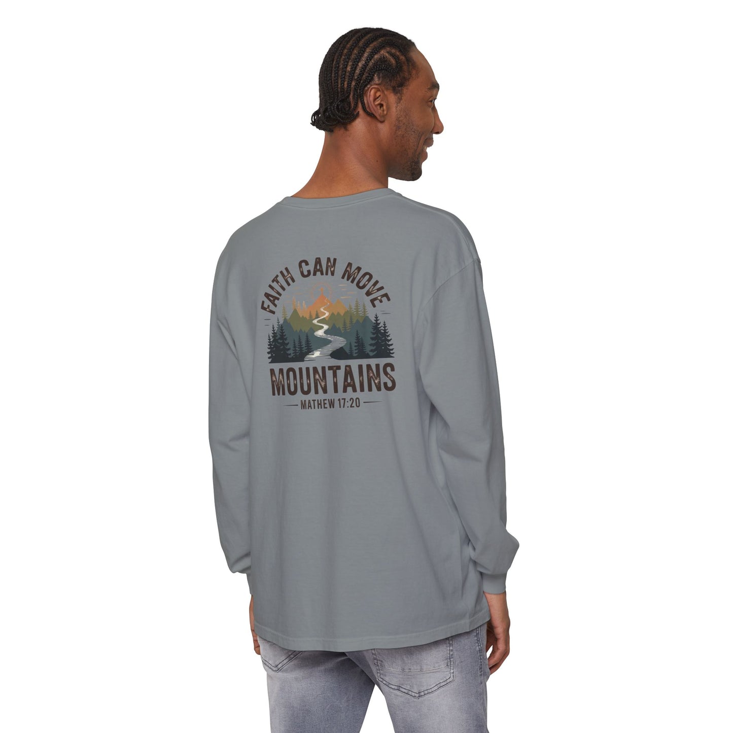 Faith Can Move Mountains Tee - Comfort Colors