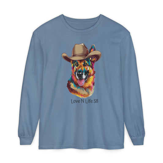 German Shepard Tee- Comfort Colors Long Sleeve