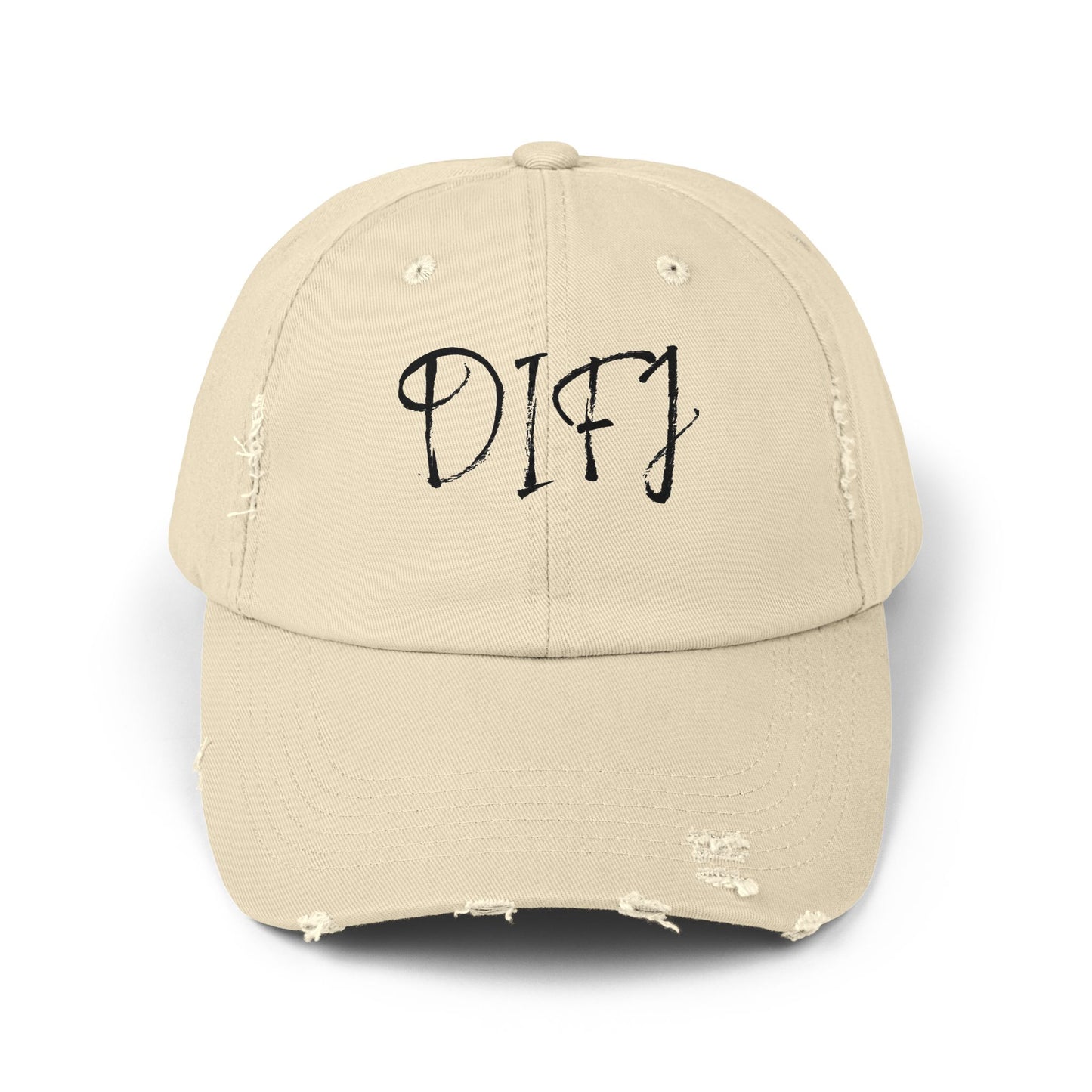 DIFJ - DO IT FOR JESUS - Distressed Unisex Cap