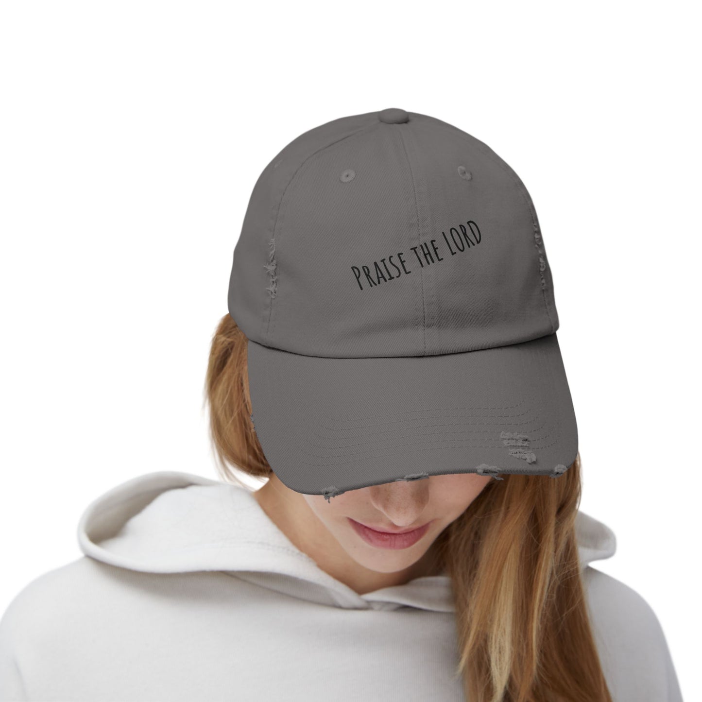 'Praise the Lord' - Distressed Hat