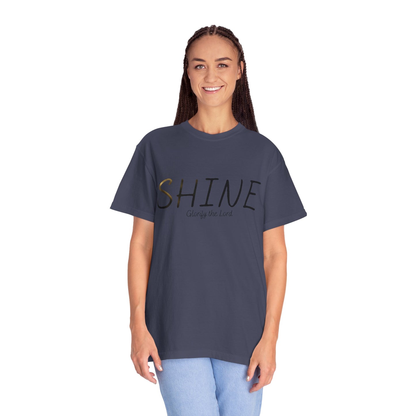 “Shine” Glorify the Lord Tee - Comfort Colors