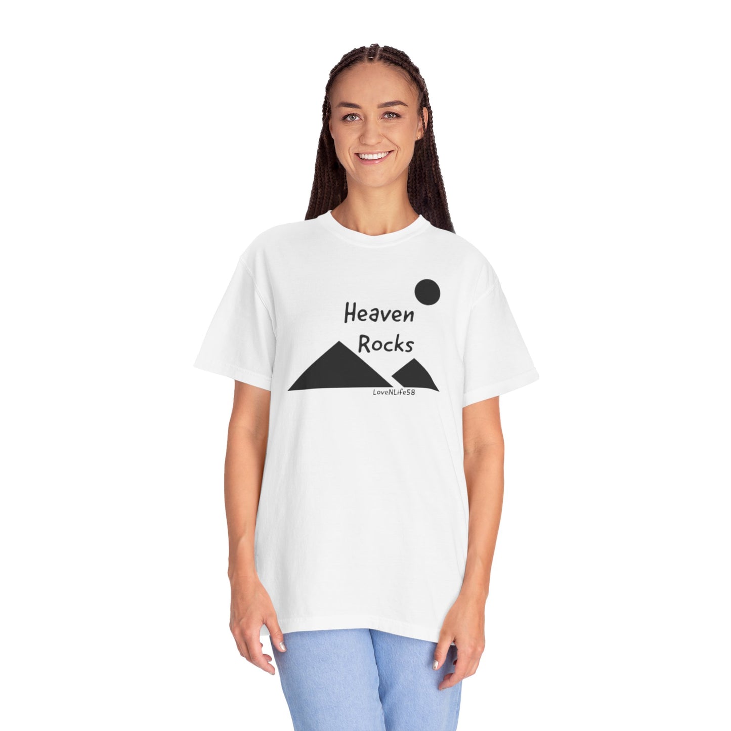 Heaven Rocks Tee- Comfort Colors