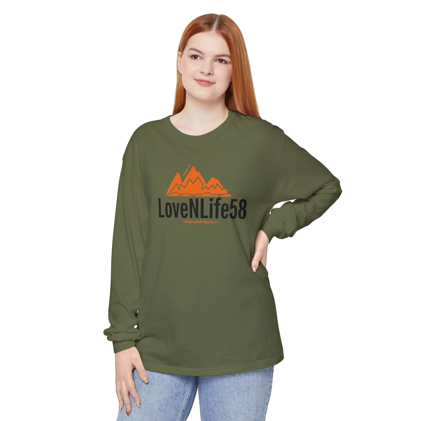 LOVE N LIFE 58 Gear Tee - Comfort Colors Long Sleeve