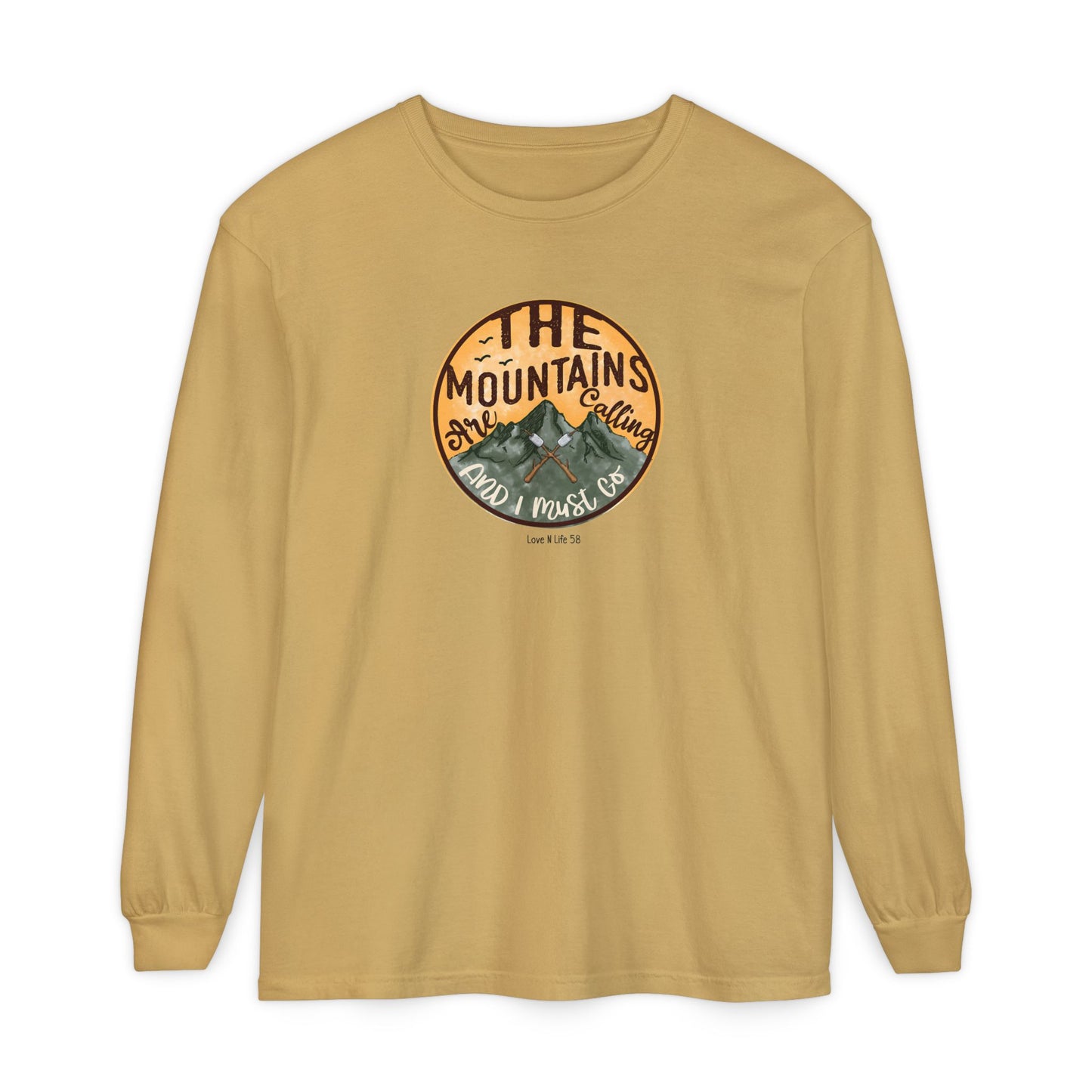 Mountains Are Calling Long Sleeve Tee