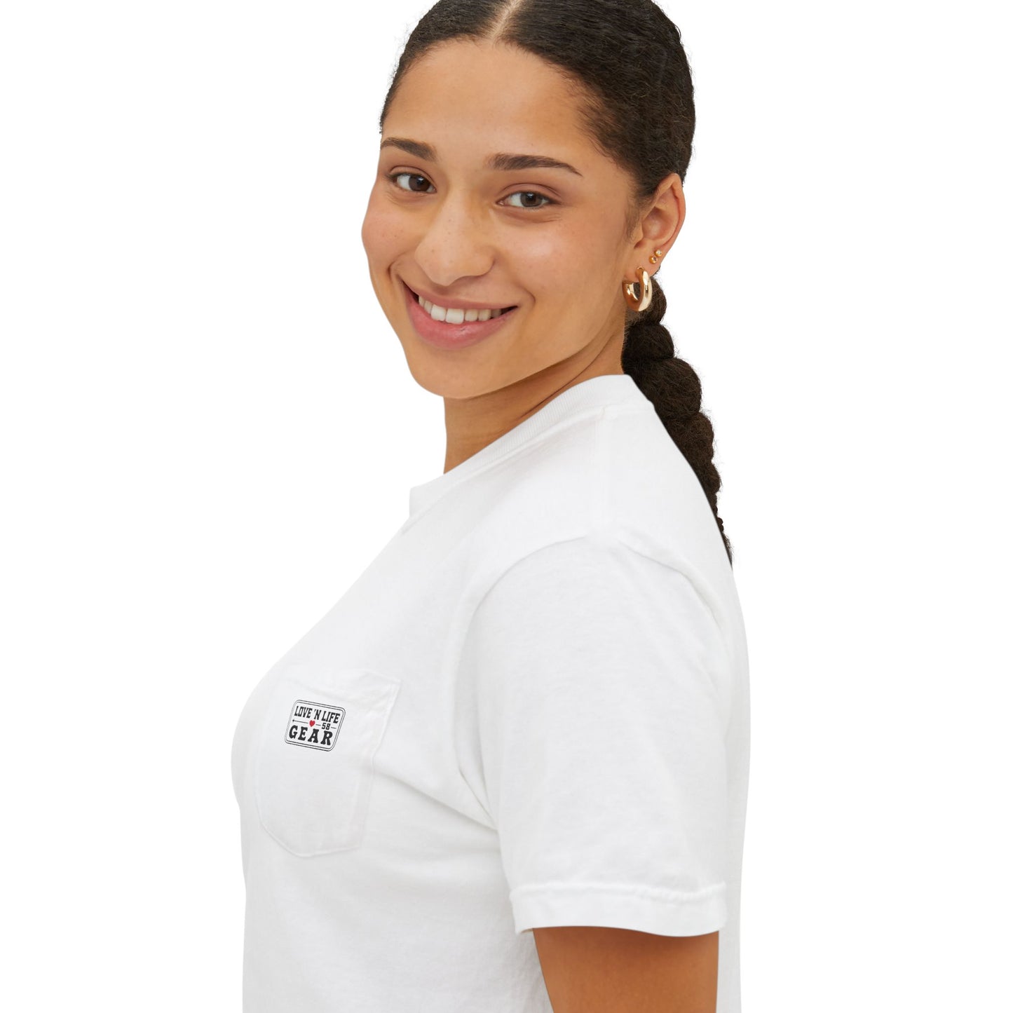 LITM - Comfort Colors Pocket T-Shirt Love N Life 58