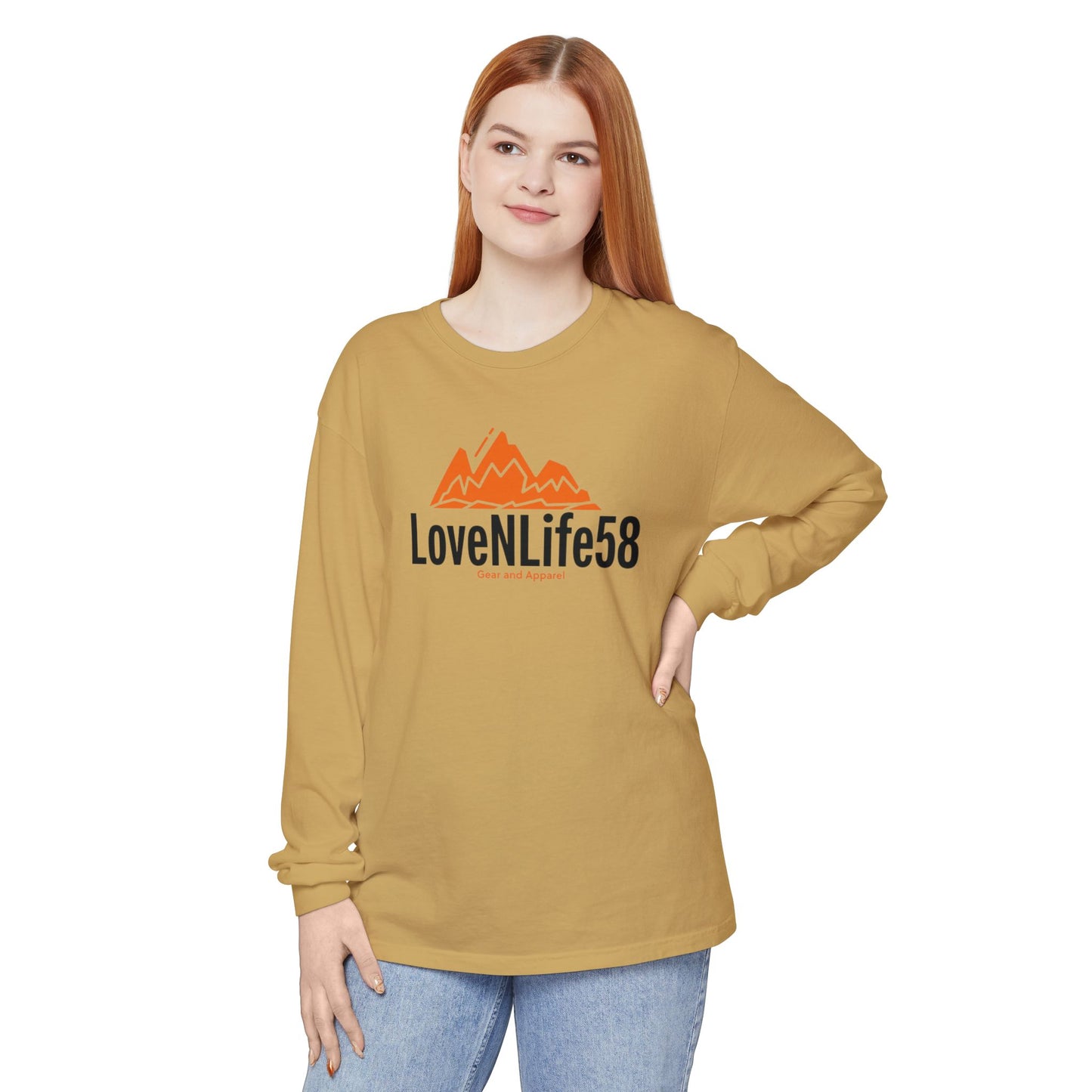 LOVE N LIFE 58 Gear Tee - Comfort Colors Long Sleeve