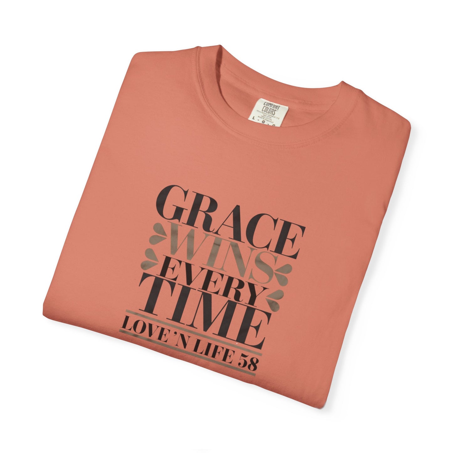Grace Wins Every Time Tee - Comfort Colors