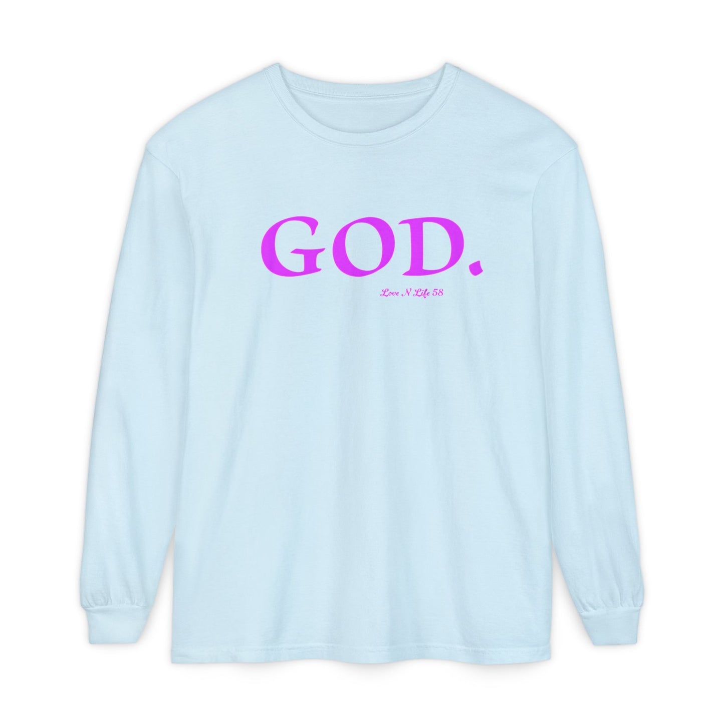 GOD.  Long Sleeve Tee