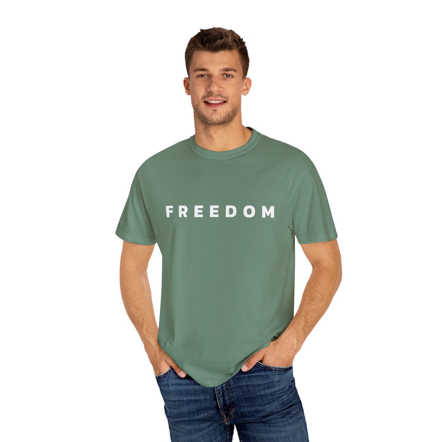 F R E E D O M Tee - Comfort Colors Charlie Kirk