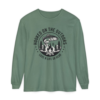 Hooked on the Outdoors Long Sleeve Tee