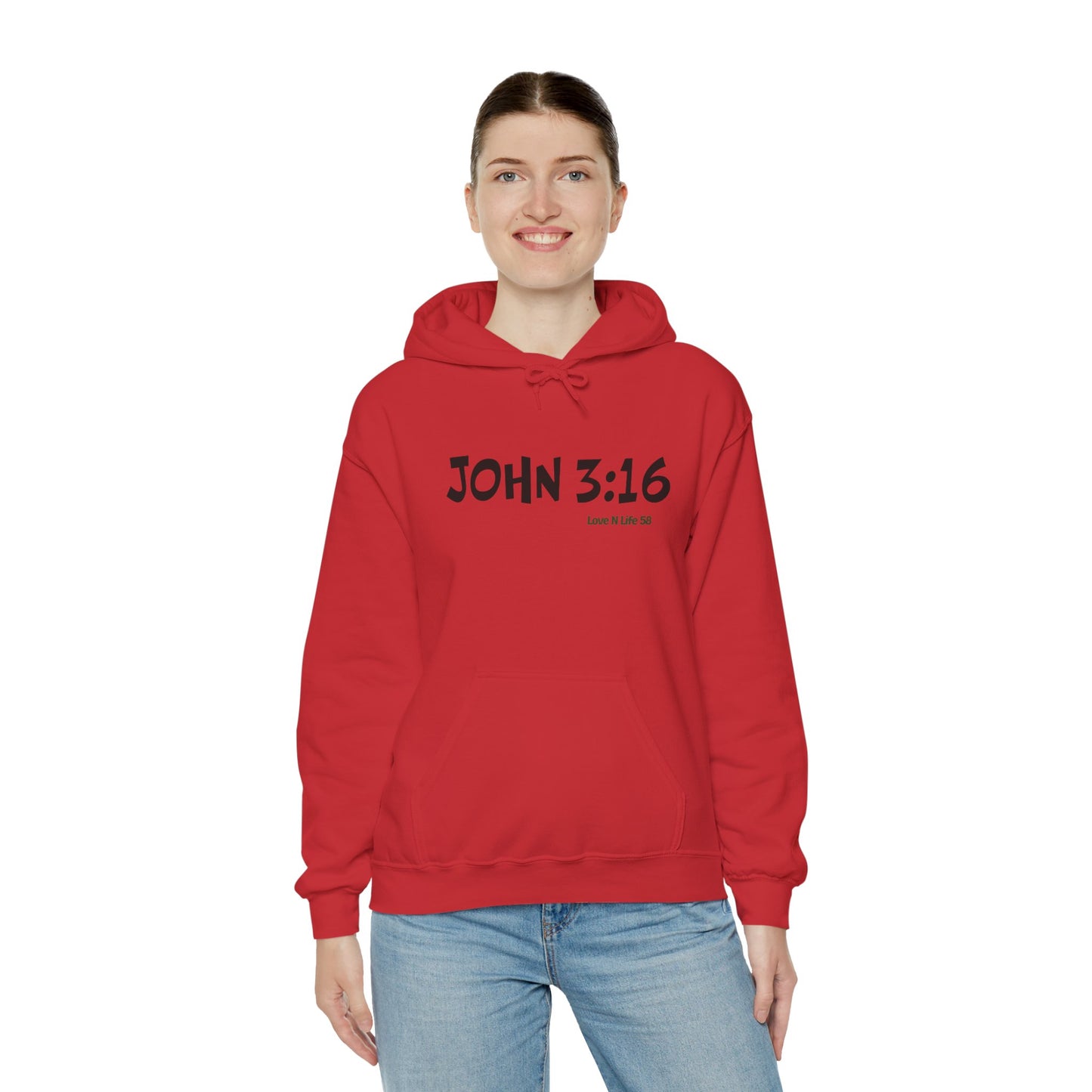 John 3:16  Hoodie Pullover