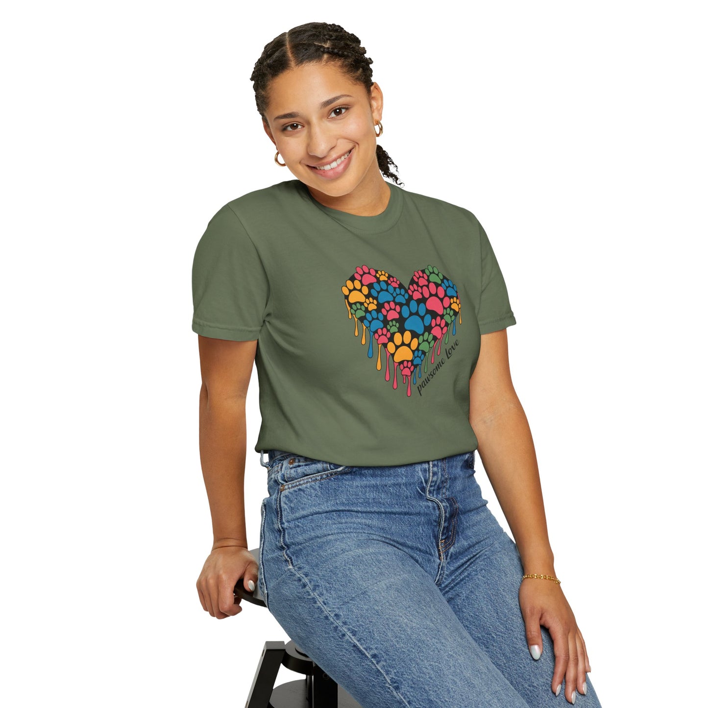 Pawsitive Love Tee - Comfort Colors