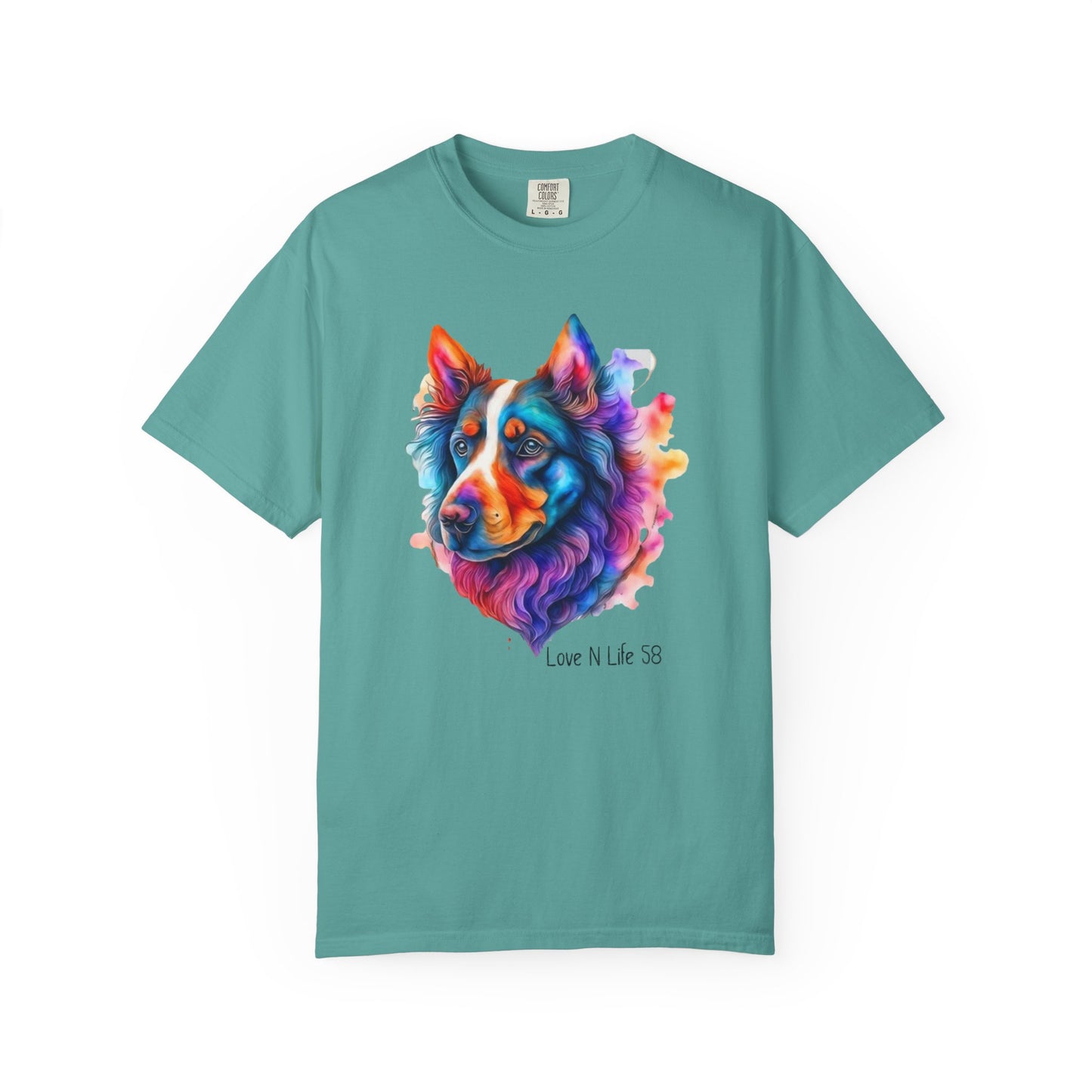 Colorful Dog Tee