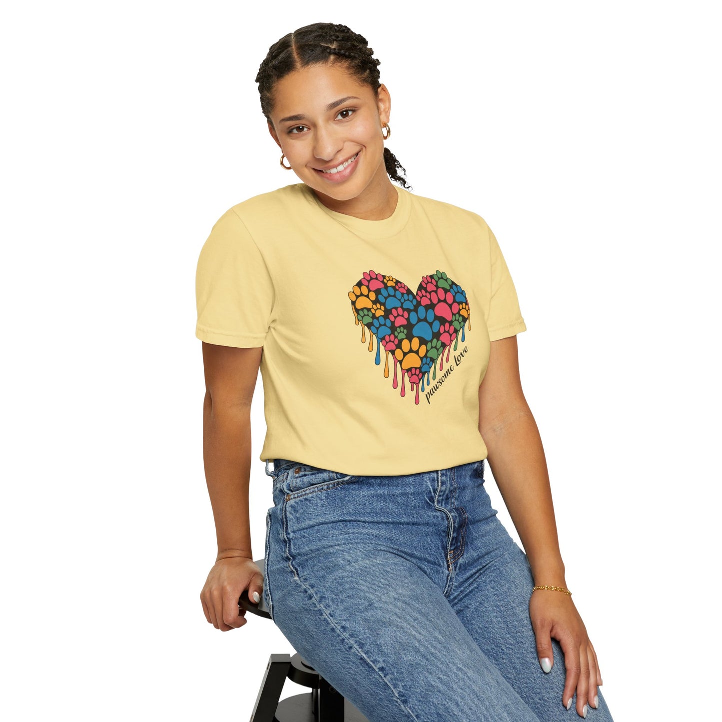 Pawsitive Love Tee - Comfort Colors