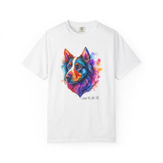 Colorful Dog Tee