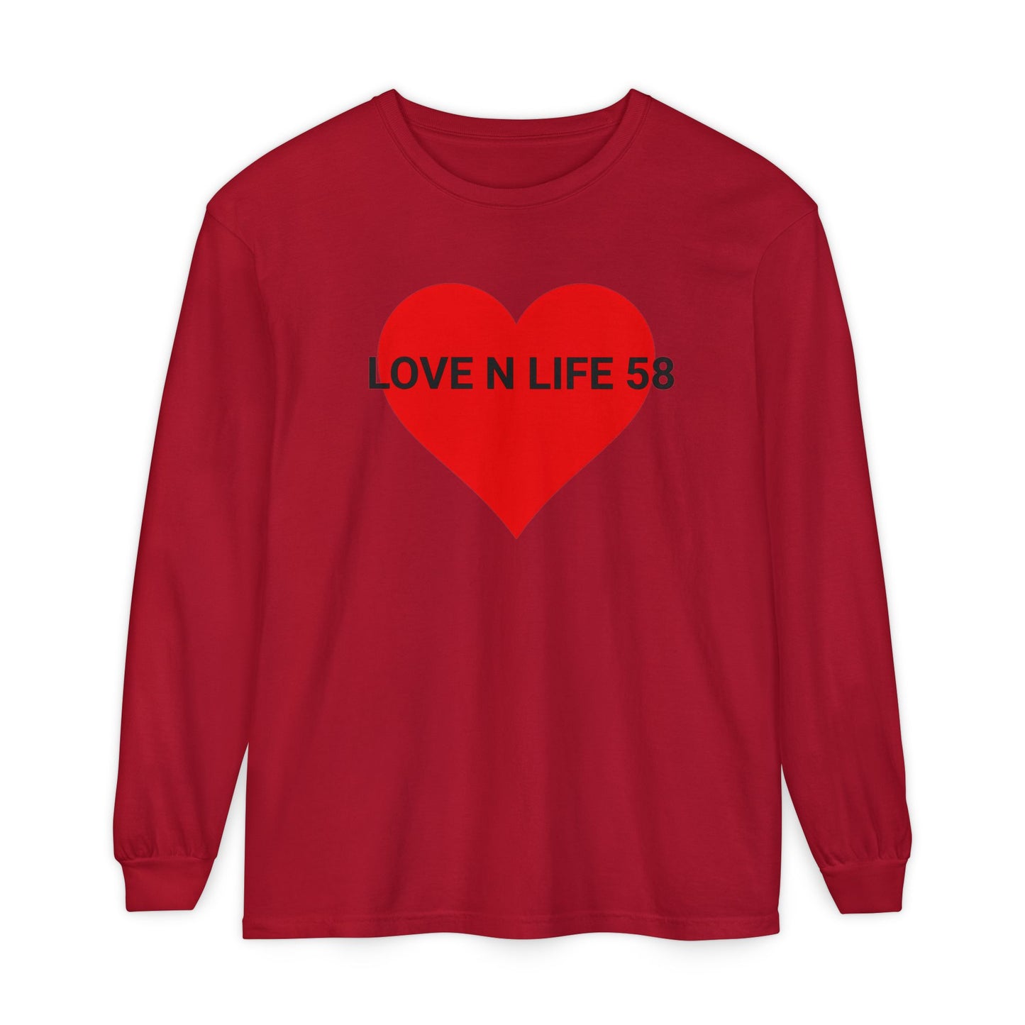 Love N Life 58 Heart Long Sleeve Tee