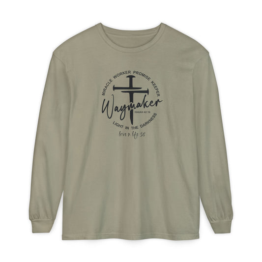 “Waymaker” Tee - Comfort Colors Long Sleeve