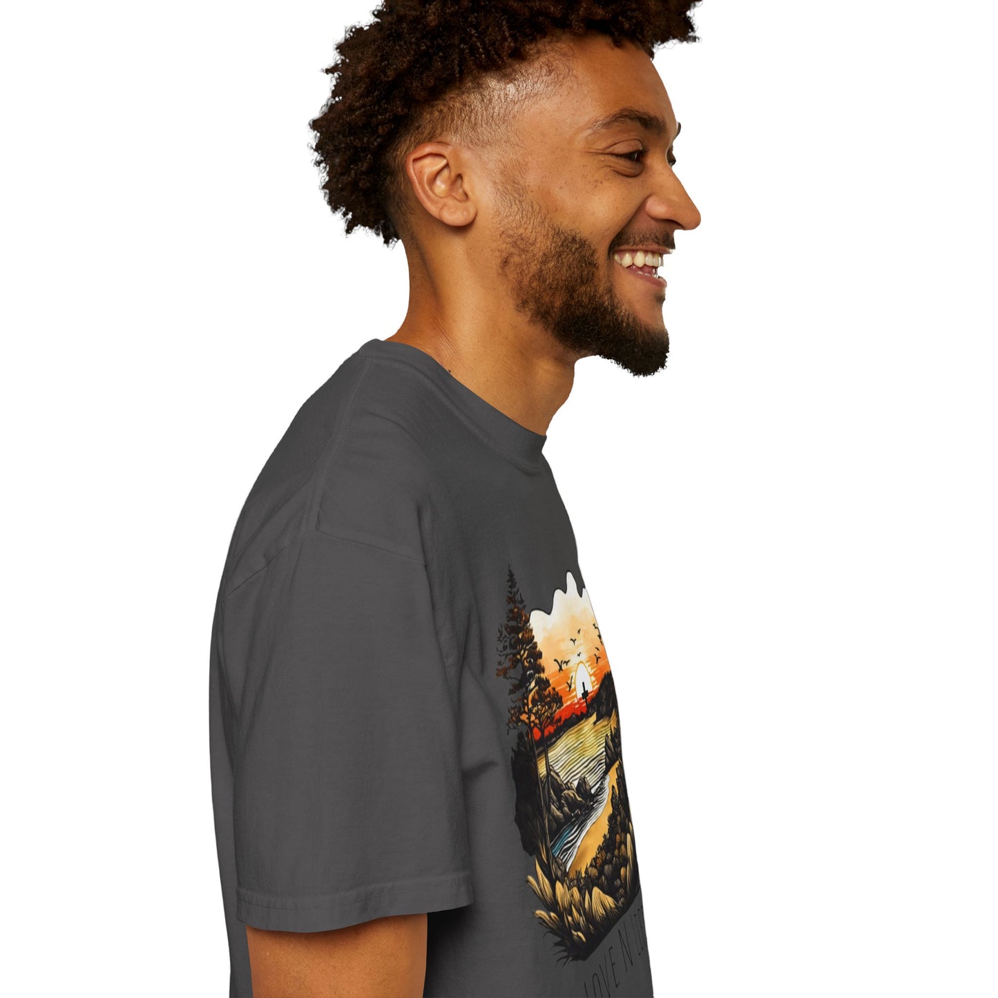 Love N Life Sunset Cross Tee - Color Comforts