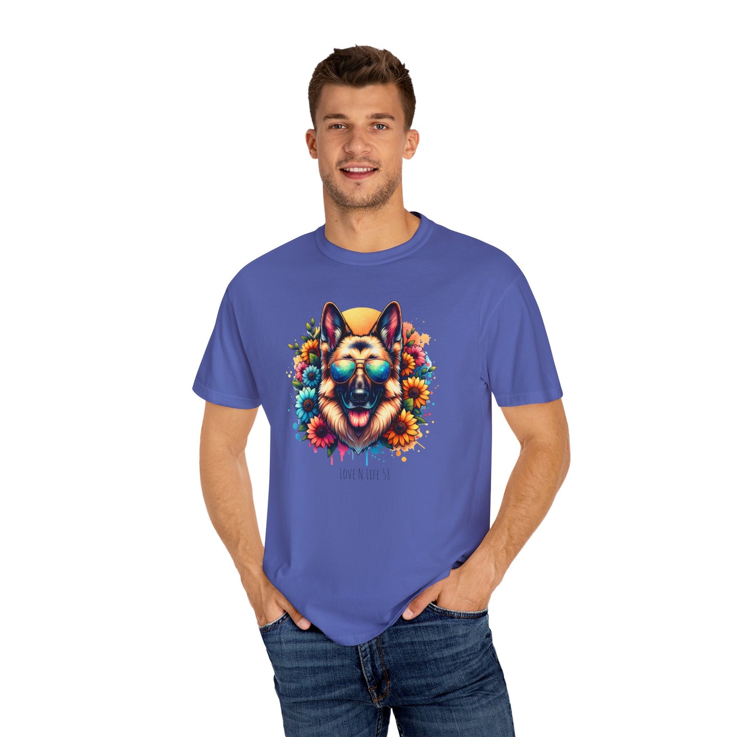 Love n' Life German Shepard Tee - Comfort Colors