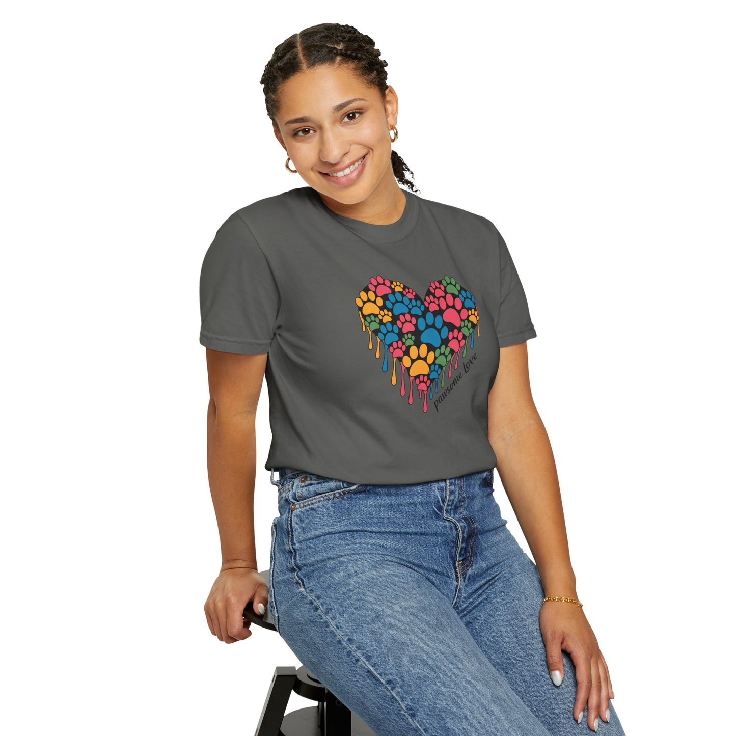Pawsitive Love Tee - Comfort Colors