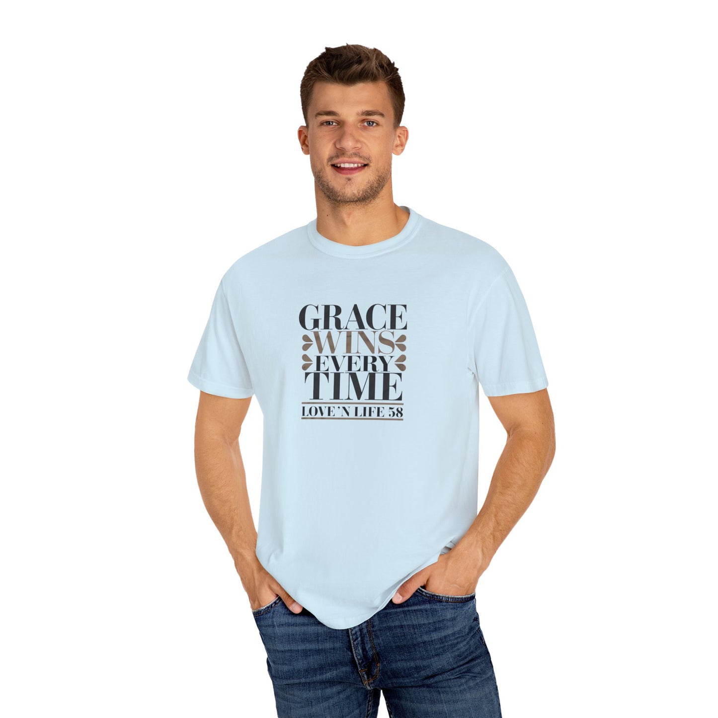 Grace Wins Every Time Tee - Comfort Colors