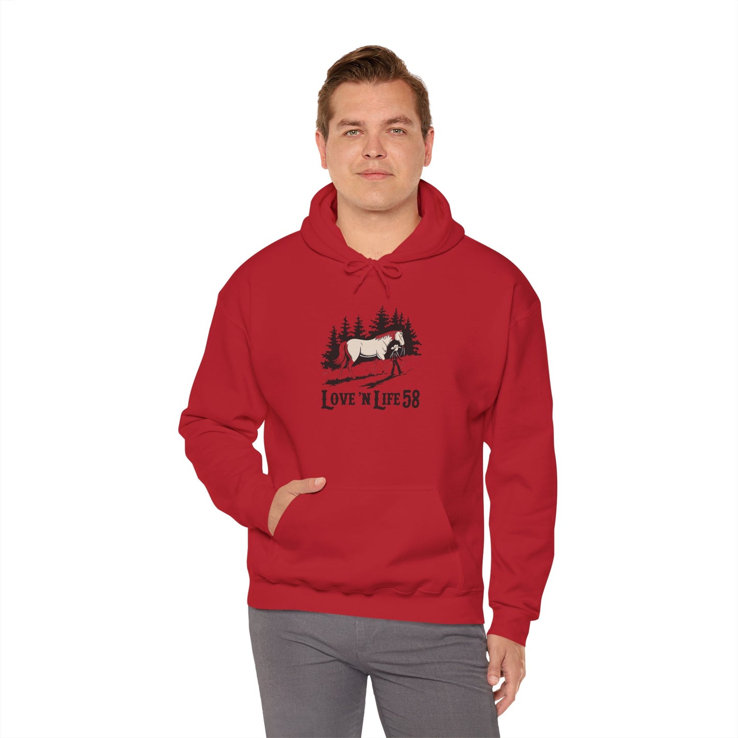 LoveNLife58 Horse and Rider - Hoodie