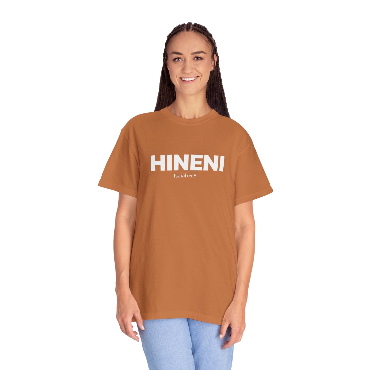 HINENI Isaiah 6:8 Tee - Comfort Colors