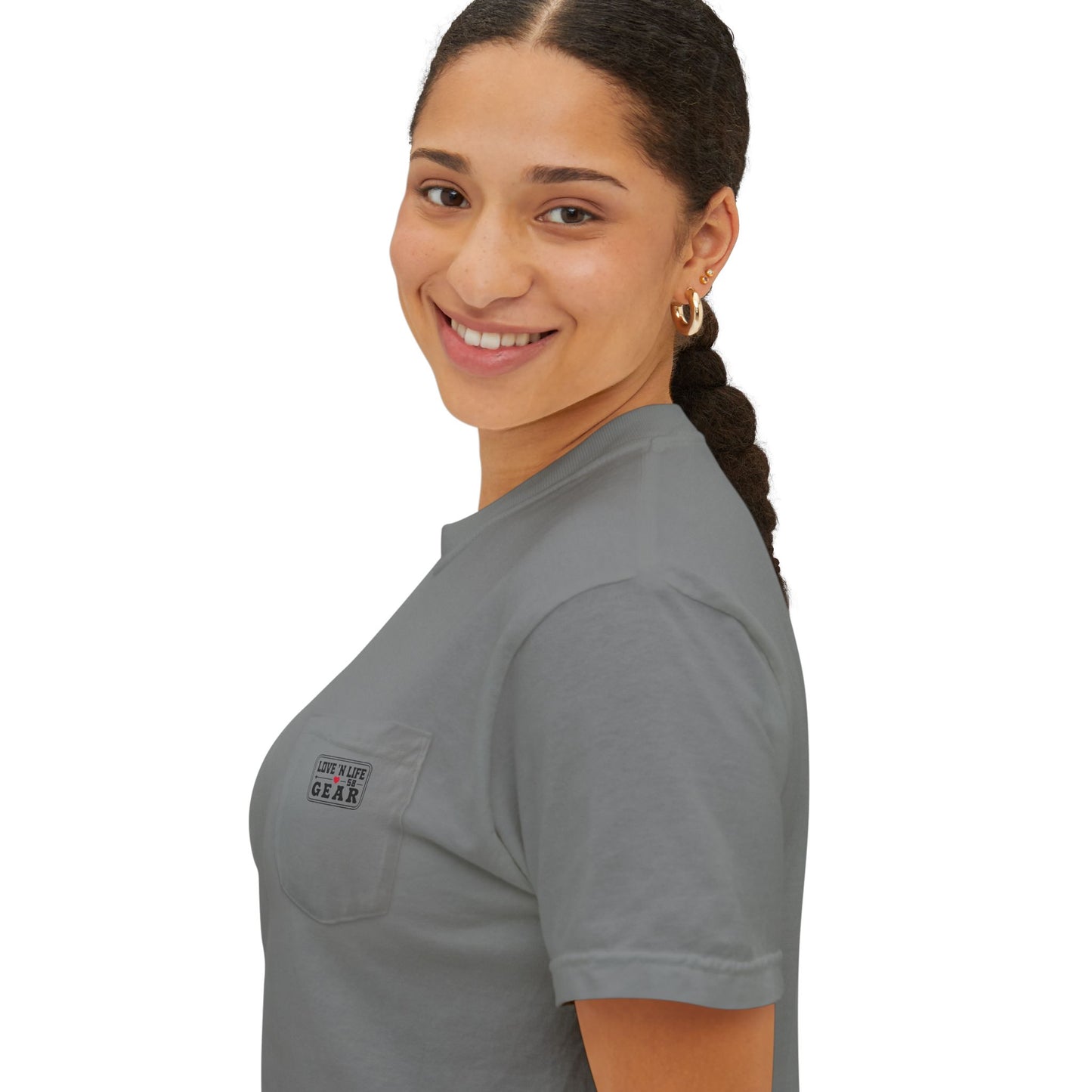 LITM - Comfort Colors Pocket T-Shirt Love N Life 58