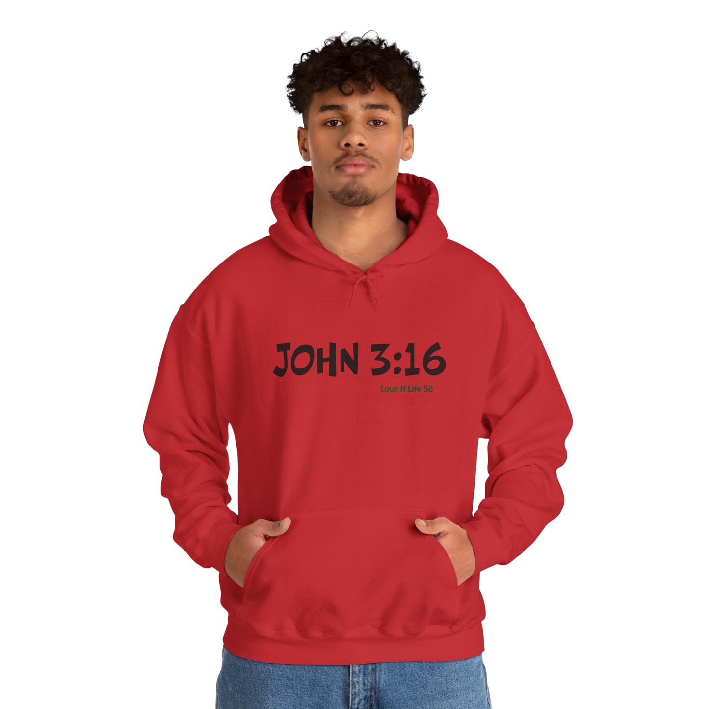 John 3:16  Hoodie Pullover