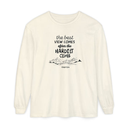 “The Best View Comes After the Hardest Climb” Mountain Short Sleeve Tee
