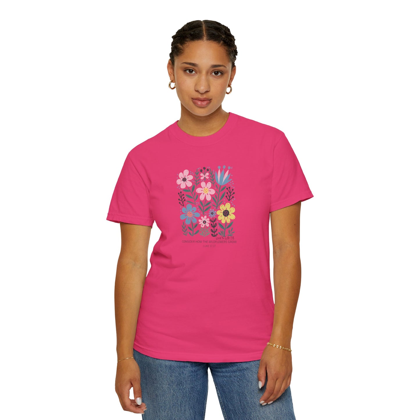 Consider the Wildflowers Tee - Comfort Colors