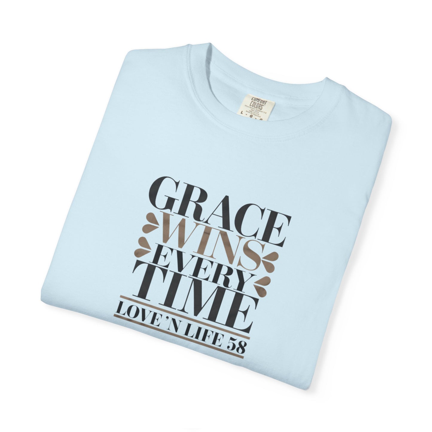 Grace Wins Every Time Tee - Comfort Colors