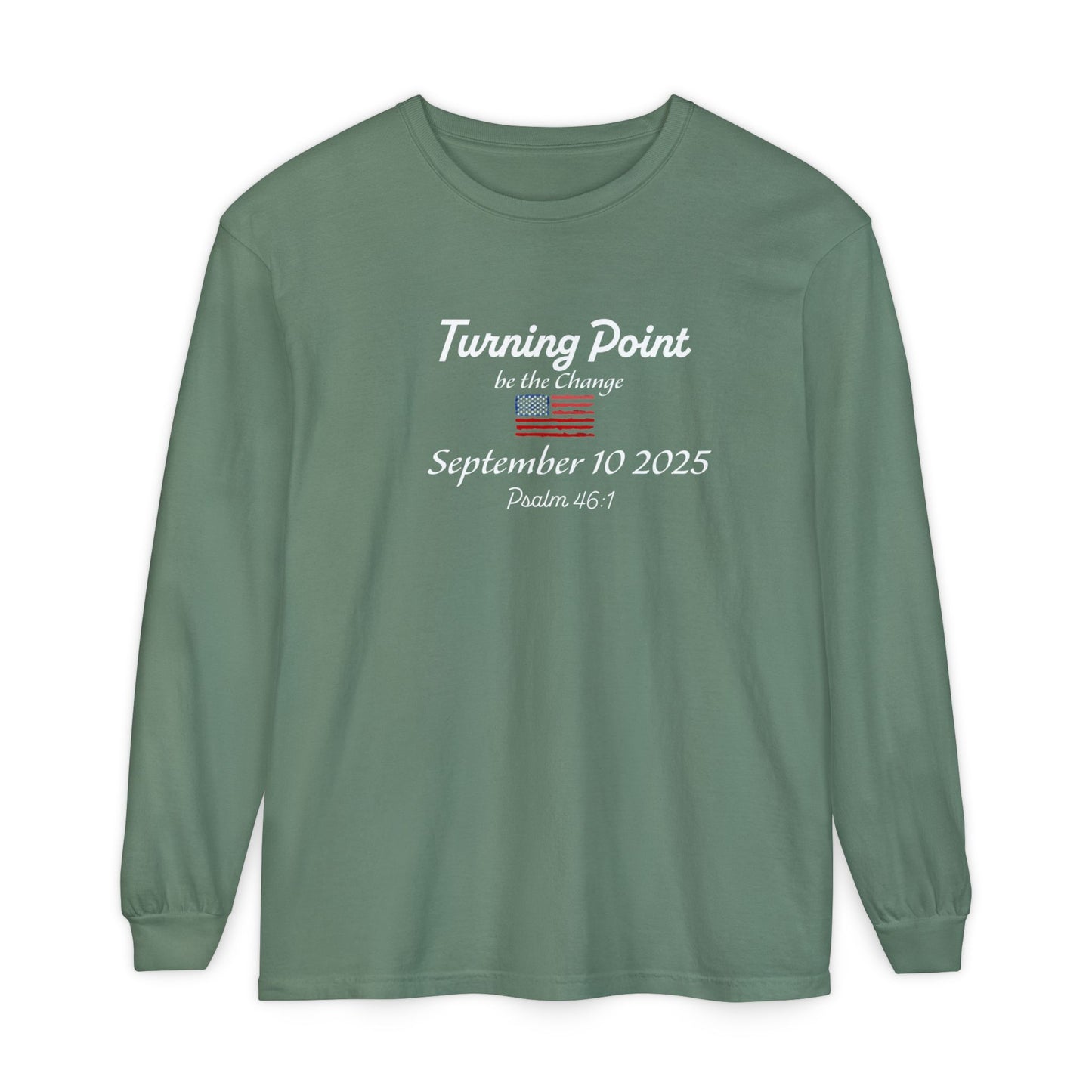 Turning Point Be the Change Long Sleeve Tee - Comfort Colors