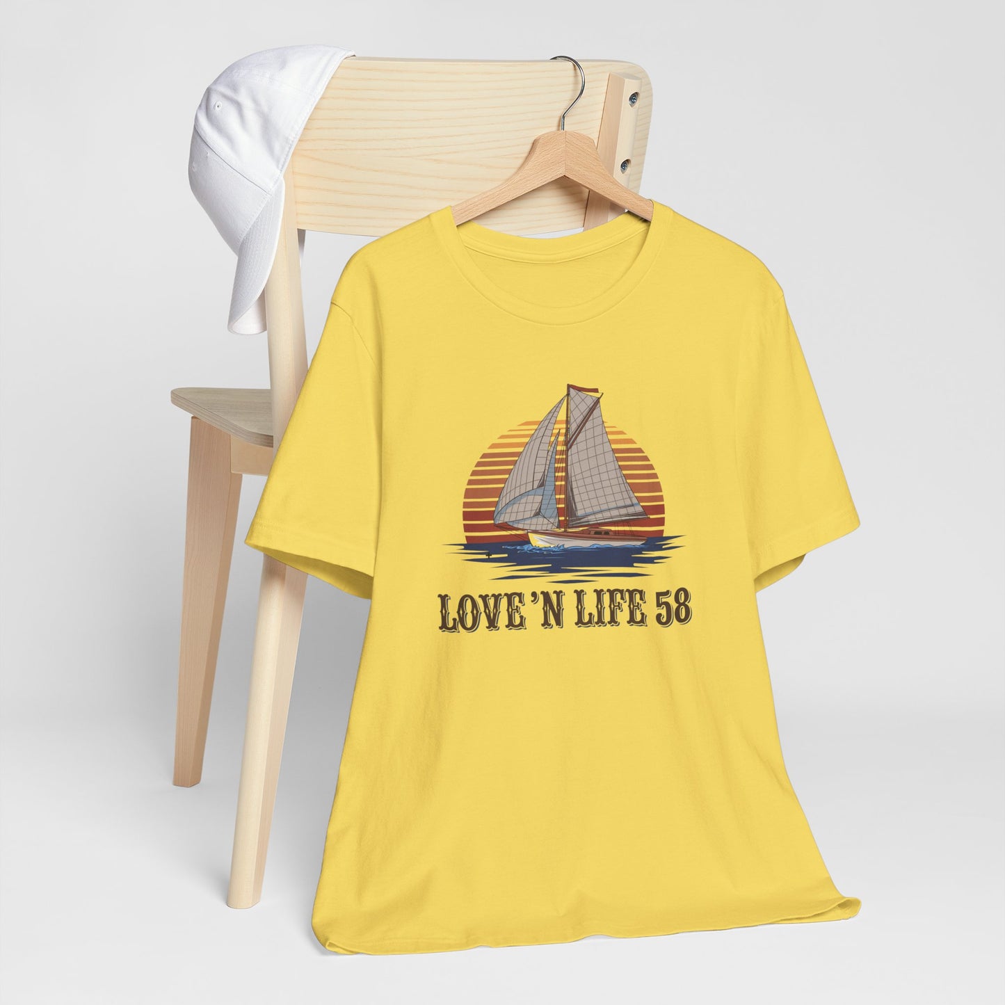 Vintage Sailing - LoveNLife58 Tee - Bella Canvas 3001